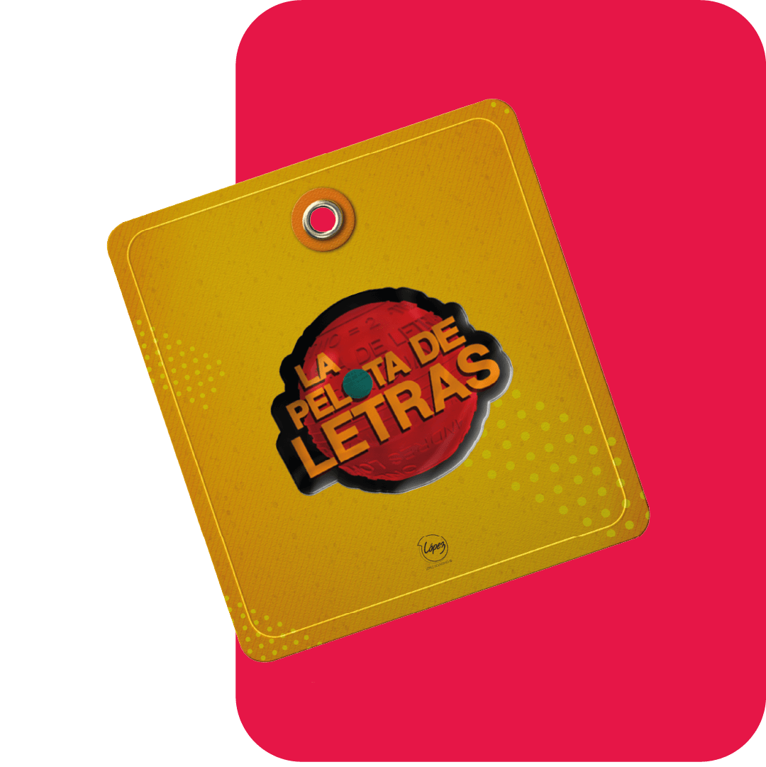Pin “La Pelota De Letras”