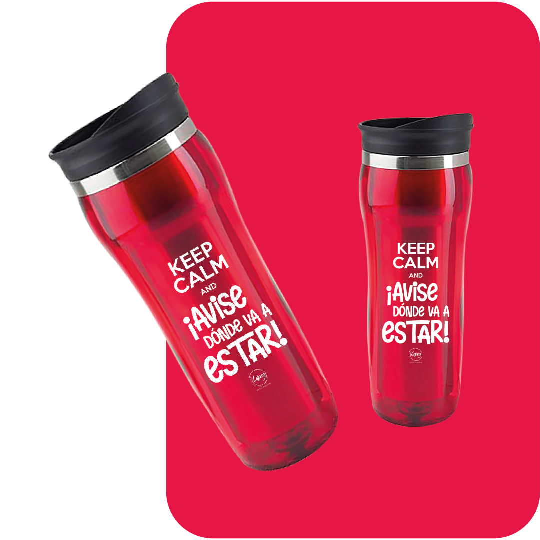Thermo Café Keep Calm And Avise Dónde va a estar
