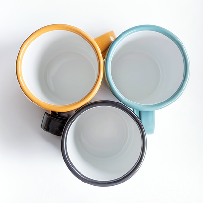 Ahí le deje café - Taza peltre 14 oz
